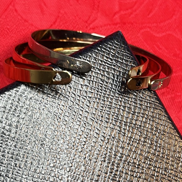 NEW Bangles Set - Never Give Up.Choose Kindness.Wish (Gold/Rose/Silver) - Picture 4 of 10